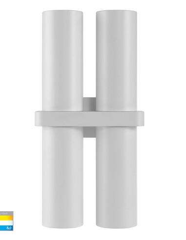 LUZ Up & Down Wall Pillar Light White - HV10392THV10392T