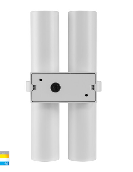 LUZ Up & Down Wall Pillar Light White - HV10392THV10392T