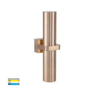 HV10591T - Luz Solid Brass TRI Colour Single Up & Down Wall HV10591T