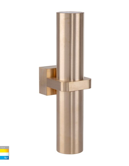 LUZ Up & Down Wall Pillar Light Brass - HV10591T