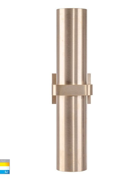 LUZ Up & Down Wall Pillar Light Brass - HV10591THV10591T