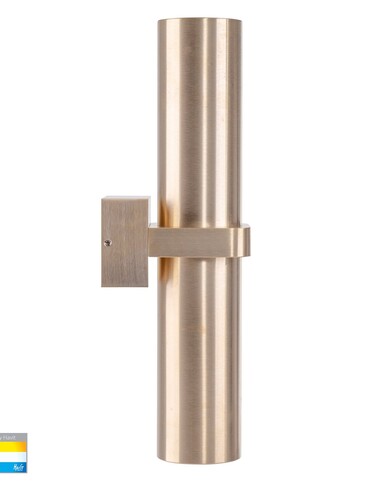 LUZ Up & Down Wall Pillar Light Brass - HV10591THV10591T