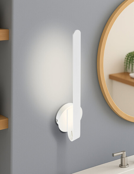 Atala Wall Light 40 White 12W LED - ATALA WB40-WHATALA WB40-WH