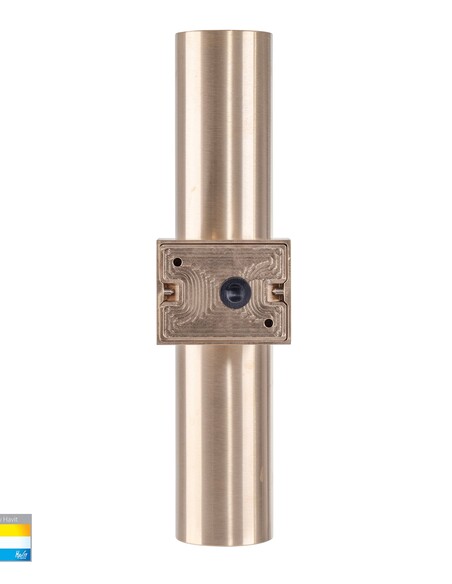 LUZ Up & Down Wall Pillar Light Brass - HV10591THV10591T