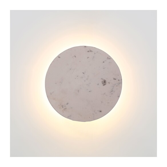 OL53201/20GY - DOT.20 8W LED CCT Dimmable 19.5cm Grey Marble Wall Light
