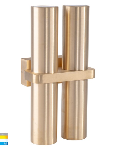 LUZ Up & Down Wall Pillar Light Brass - HV10592T