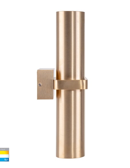 LUZ Up & Down Wall Pillar Light Brass - HV10592THV10592T