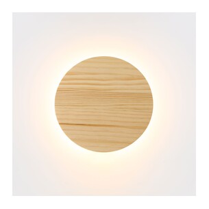 OL53201/20NAT - Dot 200mm Natural Timber CCT LED Wall LightOL53201/20NAT