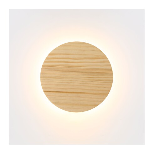 OL53201/20NAT - Dot 200mm Natural Timber CCT LED OL53201/20NAT