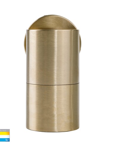 TIVAH Single Fixed Wall Pillar Light Brass - HV1155T