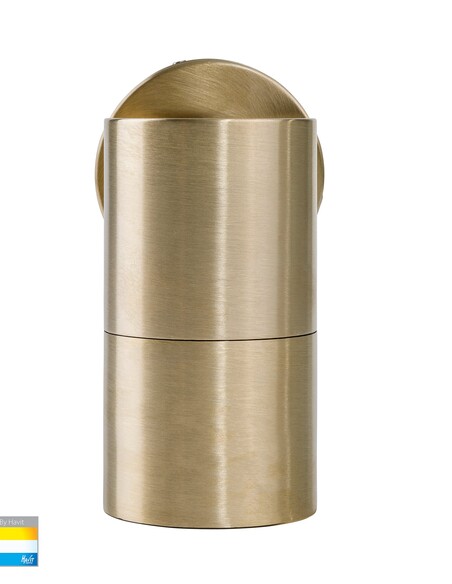 TIVAH Single Fixed Wall Pillar Light Brass - HV1155T