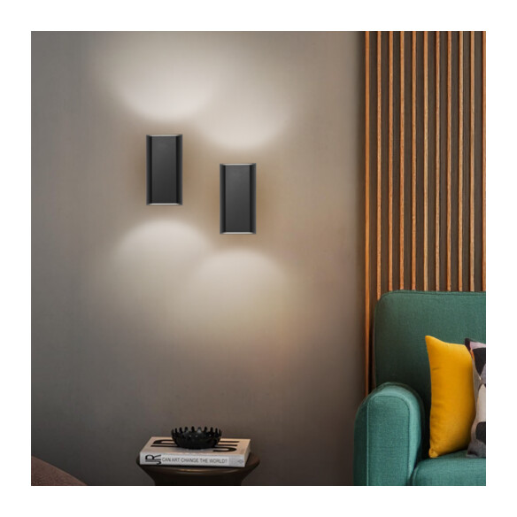 BLOC EX8-WH3C - BLOC LED 8W UP-DOWN WALL LIGHT - BLOC EX8-WH3C