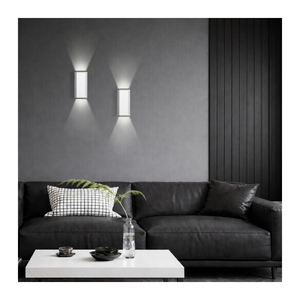 BLOC EX8-WH3C - BLOC LED 8W UP-DOWN WALL LIGHT - BLOC EX8-WH3C