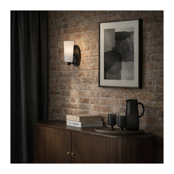 BREVAN WB1-BKMB - BREVAN 1 LIGHT WALL BRACKET - BREVAN WB1-BKMB