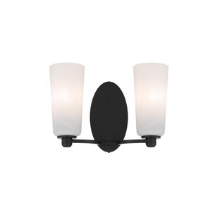 BREVAN WB2-BKMB - BREVAN 2 LIGHT WALL BRACKET - BLACKBREVAN WB2-BKMB