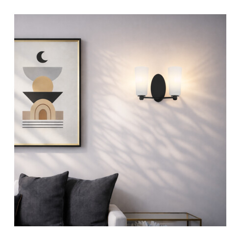 BREVAN WB2-BKMB - BREVAN 2 LIGHT WALL BRACKET - BREVAN WB2-BKMB