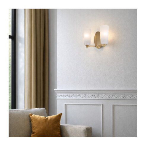 BREVAN WB2-BKMB - BREVAN 2 LIGHT WALL BRACKET - BREVAN WB2-BKMB