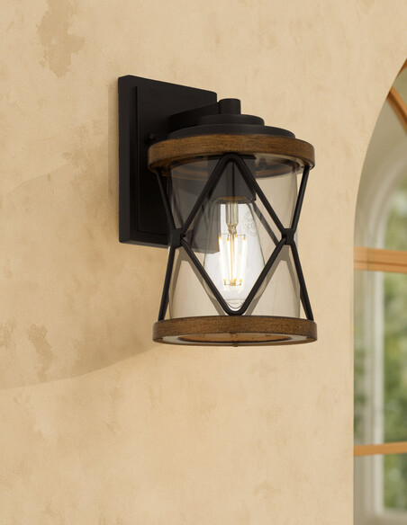 Capstan Exterior Wall Light 25 Black - CAPSTAN CAPSTAN EX25-BK
