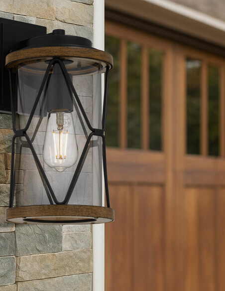 Capstan Exterior Wall Light 35 Black - CAPSTAN CAPSTAN EX35-BK