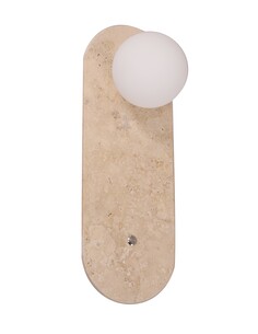 POI1 Interior Wall Light Round Travertine - POI1POI1