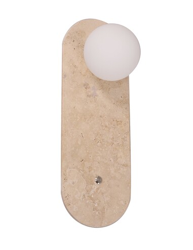 POI1 Interior Wall Light Round Travertine - POI1POI1