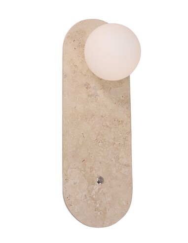 POI1 Interior Wall Light Round Travertine - POI1POI1