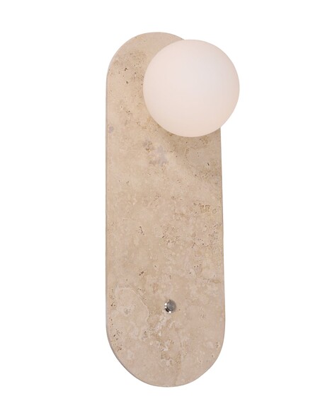 POI1 Interior Wall Light Round Travertine - POI1POI1