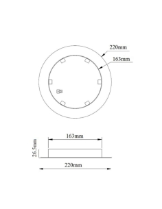 CLUSTER2 - CLUSTER Pendant Canopies (Round)CLUSTER2 2