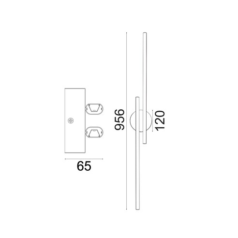 RACHA1 - RACHA Interior Linear LED Tri-CCT Wall RACHA1