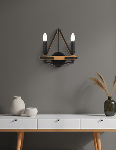 Darien Wall Light 2 - DARIEN WB2-ASHDARIEN WB2-ASH 2