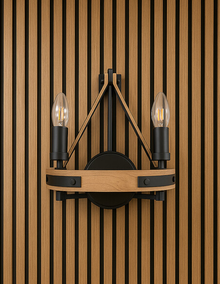 Darien Wall Light 2 - DARIEN WB2-ASHDARIEN WB2-ASH