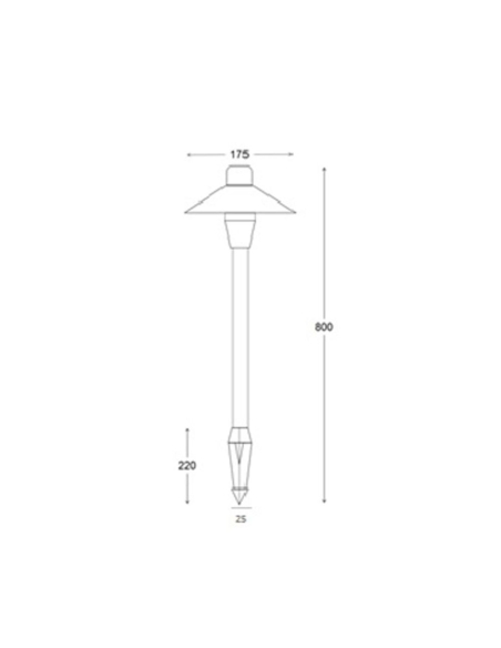 COOLIE01 - COOLIE Exterior Coolie Rustic Brass / COOLIE01