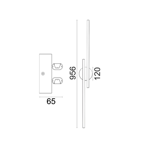 RACHA3 - RACHA Interior Linear LED Tri-CCT Wall RACHA3