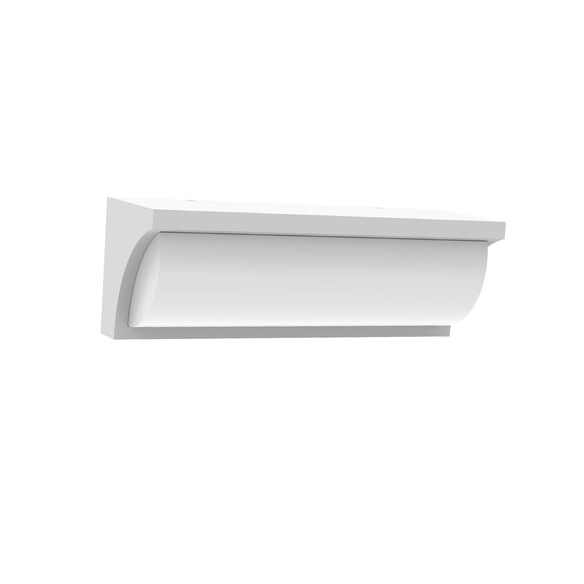 REPISATRI1 - REPISATRI Exterior LED Tri-CCT Curved Wedge Surface Mounted Wall Lights IP65
