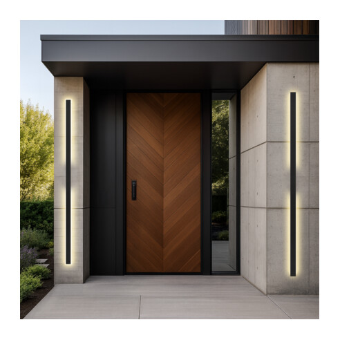 EBIZA EX180-BK - EBIZA 180 EXTERIOR WALL LIGHT - EBIZA EX180-BK