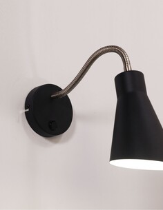 THOR WALL LIGHT BLACK w/ SWITCH - OL53935BKOL53935BK 2