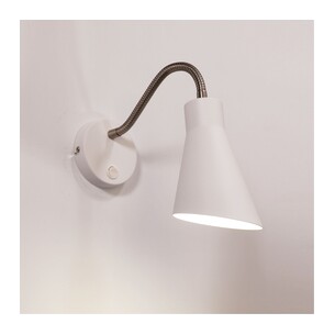 OL53935WH - THOR White Flexible Arm E27 Wall Light with OL53935WH 2
