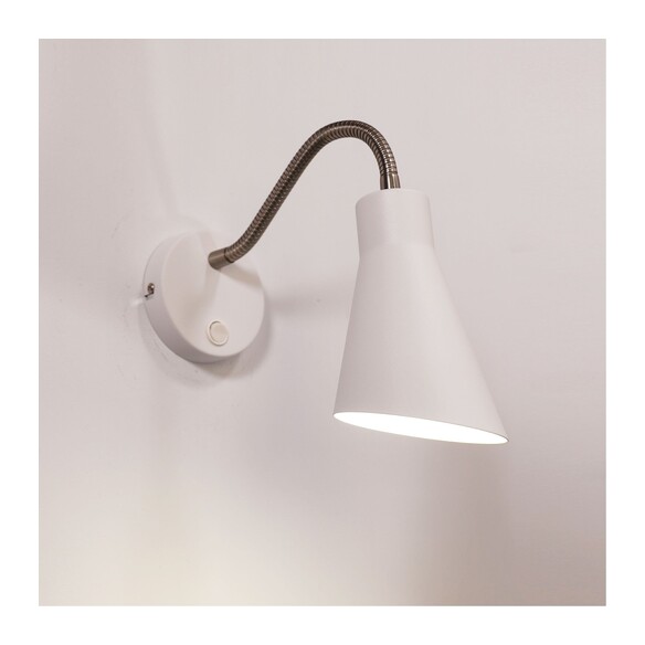 OL53935WH - THOR White Flexible Arm E27 Wall OL53935WH