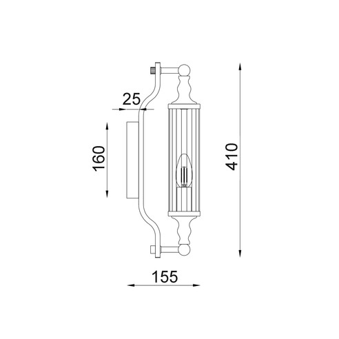 RODILLO2 - RODILLO Interior Tubular Clear Glass RODILLO2