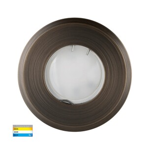 HV19022T-AB - Ollo Antique Brass TRI Colour LED Wall or HV19022T-AB