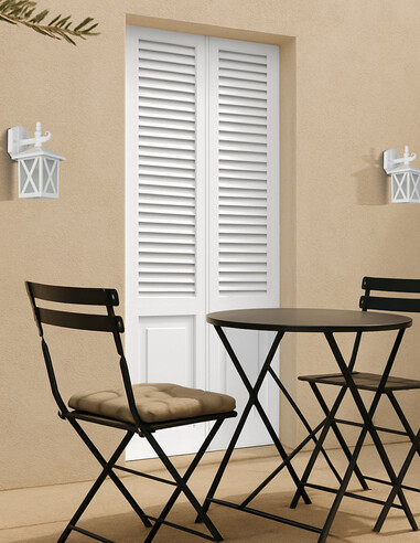 Eldon Exterior Wall Light White 25W - ELDON EX-WHELDON EX-WH