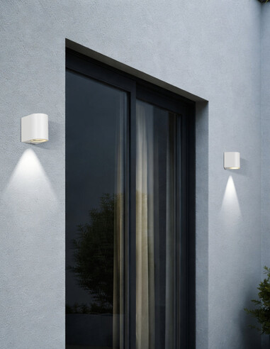Eos2 Exterior Wall Light 1 Black 1W GU10 - EOS2 EOS2 EX1-BK