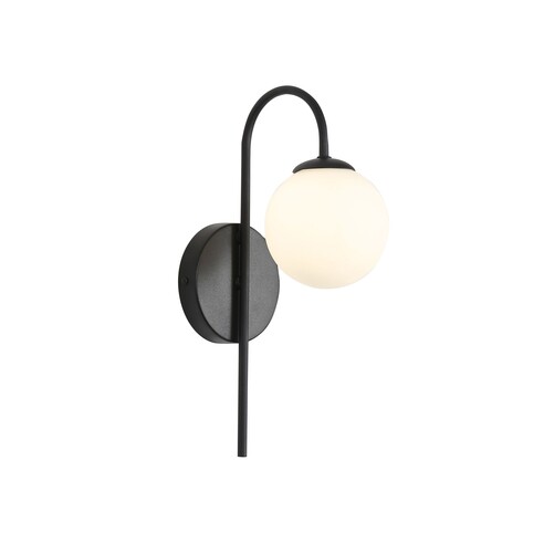 OL54260BK - NOXE Black Arm with Opal Matt Ball G9 OL54260BK