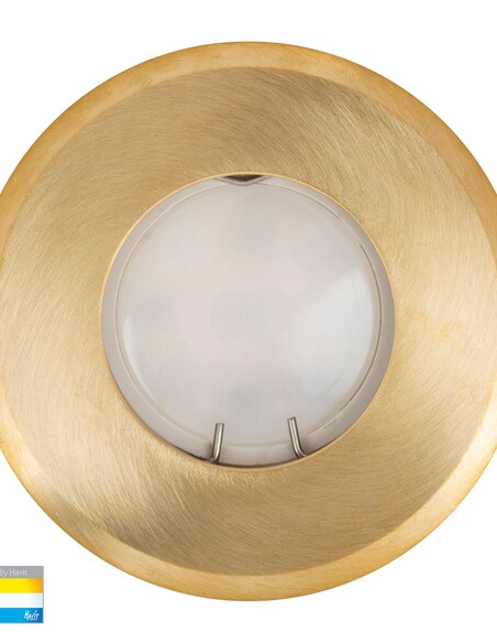 OLLO Recessed Round Wall / In-ground Brass Face - HV19022T-BR