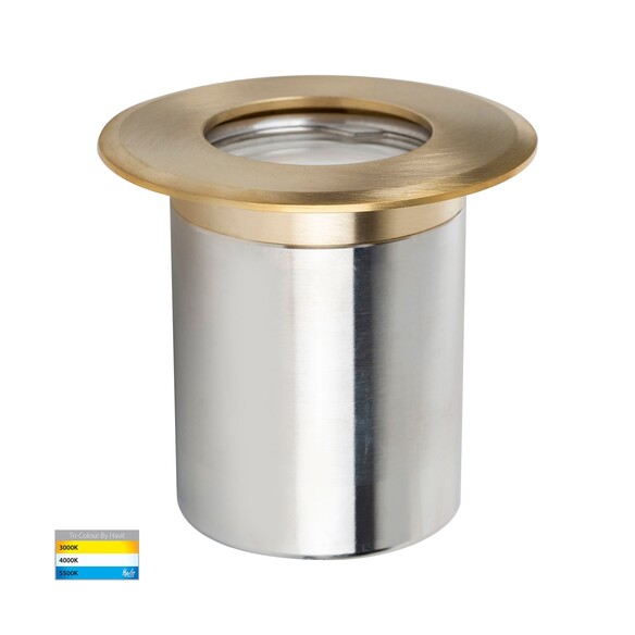 HV19022T-BR - Ollo Brass TRI Colour LED Wall or HV19022T-BR