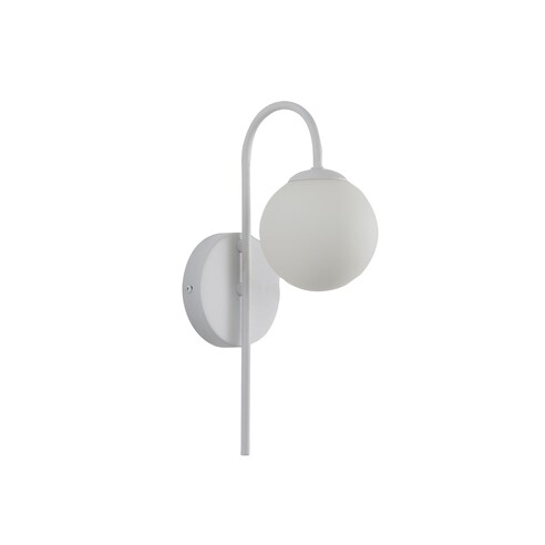 OL54260WH - NOXE White Arm with Opal Matt Ball G9 OL54260WH