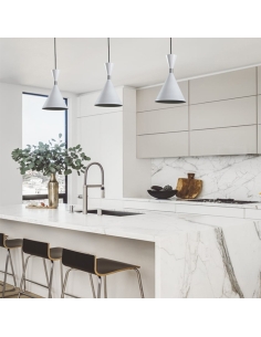 CLASSIC Cone Shape Modern Pendant Light White - CLASSIC2ACLASSIC2A 2