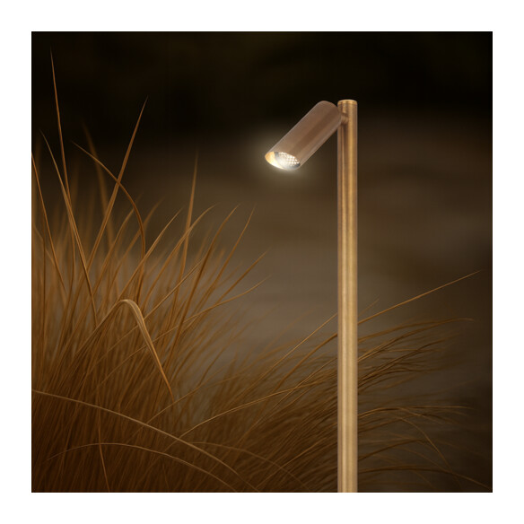 ESLEN PT3-BRS324 - Post Light - Natural BrassESLEN PT3-BRS324