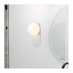 OL54271WH - PING White with Opal Ball G9 IP44 Wall LightOL54271WH 2