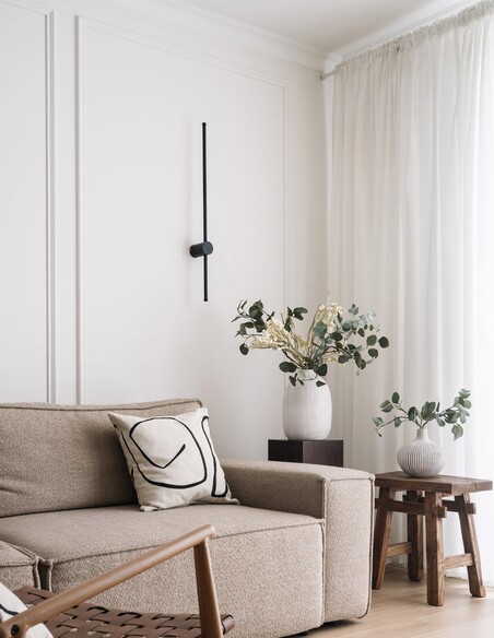 SABER2 Interior Wall Light Round 12W White - SABER2